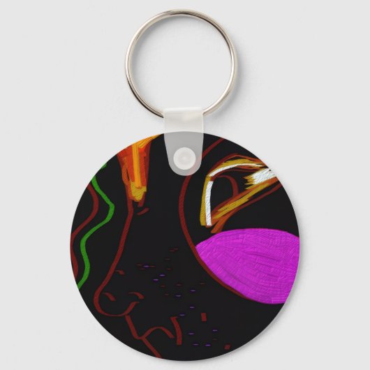 African Phoenix Rising Keychain キーホルダー (正面)