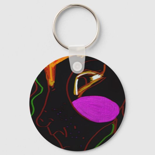 African Phoenix Rising Keychain キーホルダー (裏面)