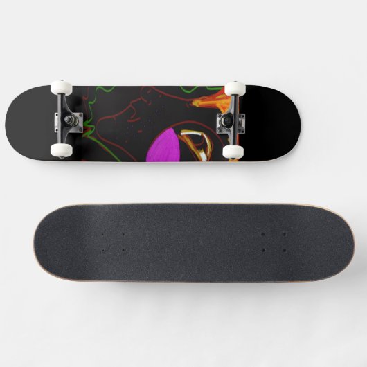 African Phoenix Rising Skateboard スケートボード (横)