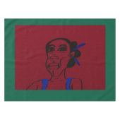 African Portrait テーブルクロス (正面(横))