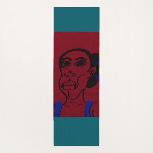 African Portrait  ヨガマット (裏面)