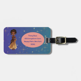 African princess luggage tag ラゲッジタグ