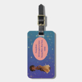 African princess luggage tag ラゲッジタグ (正面縦)