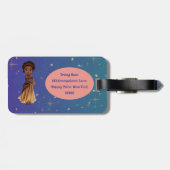 African princess luggage tag ラゲッジタグ (裏面横)