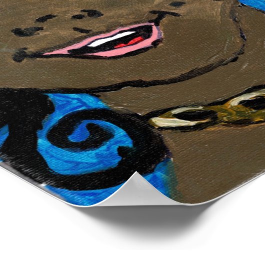 African Princess Print, Value Poster  (Semi-Gloss) ポスター (角)