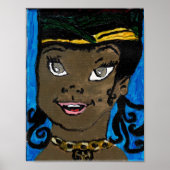 African Princess Print, Value Poster  (Semi-Gloss) ポスター (正面)