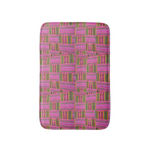 African Print バスマット (正面縦)