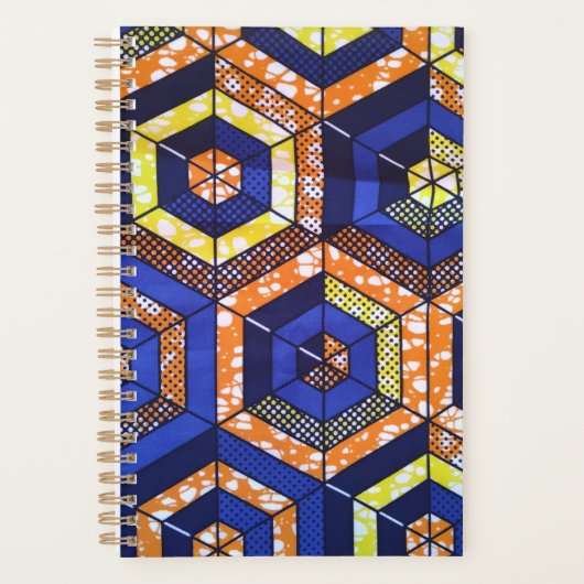African Print プランナー手帳 (正面)