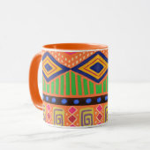 African Print マグカップ (正面左)