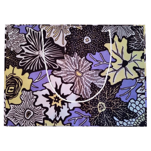 African Print ラージペーパーバッグ (正面)