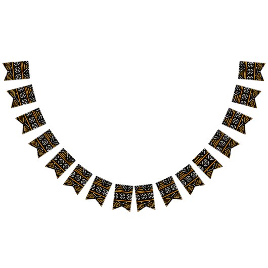 African Print Bunting Flags バンティングフラッグ (全)