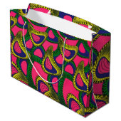 African Print Large Gift Bag ラージペーパーバッグ (裏面アングル)