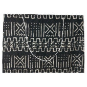 African Print Large Gift Bag ラージペーパーバッグ (裏面)