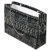 African Print Large Gift Bag ラージペーパーバッグ (裏面アングル)