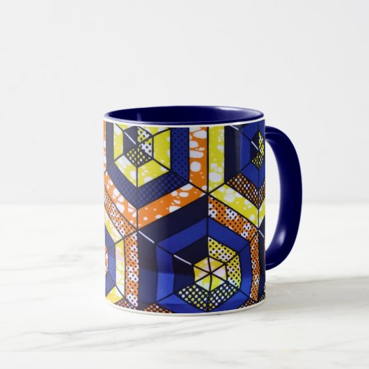 African Print Mug マグカップ (正面右)