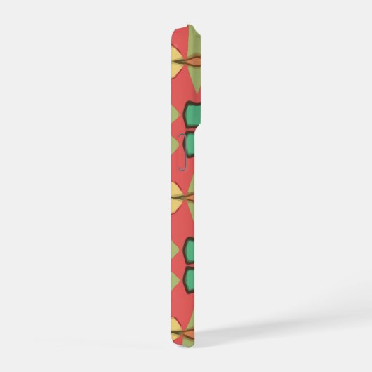 african print phone case iPhoneケース (右側面)