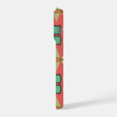 african print phone case iPhoneケース (左側面)