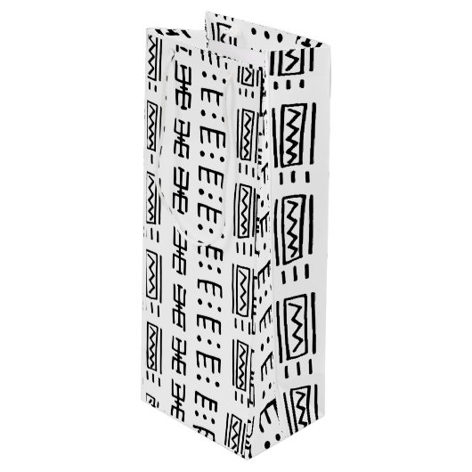 African Print Wine Gift Bag ワインギフトバッグ (正面アングル)
