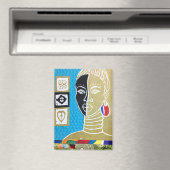 African Queen II Art by Alicia McDaniel Fine Art マグネット (インサイチュ (食洗機))