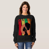 African Queen Women's sweatshirt スウェットシャツ (正面フル)