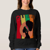 African Queen Women's sweatshirt スウェットシャツ (正面)