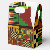 African Royal Kente Cloth  フェイバーボックス (オープン)