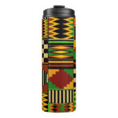 African Royal Kente Cloth Design タンブラー (正面)