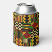 African Royal Kente Cloth Design 缶クーラー (缶裏面)