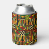 African Royal Kente Cloth Design 缶クーラー (缶正面)