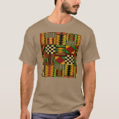 African Royal Kente Cloth Design Tシャツ (正面)
