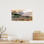 African Sahara Serengeti Savannah National Park ポスター (キッチン)