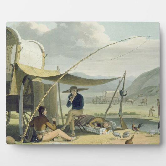 African Scからプレート17のBoorの家族の停止 フォトプラーク (正面)