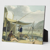 African Scからプレート17のBoorの家族の停止 フォトプラーク (側面)