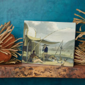 African Scからプレート17のBoorの家族の停止 フォトプラーク (側面)