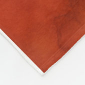 African Serengheti Sunset - Alcohol ink art フリースブランケット (角)