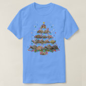 African Sulcata Tortoise Christmas Tree Funny Mars Tシャツ (デザイン正面)