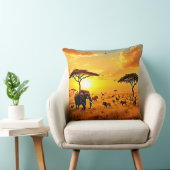 African Sunset Safari Majesty Design クッション (椅子)