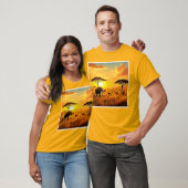 African Sunset Safari Majesty Design Tシャツ (ユニセックス)