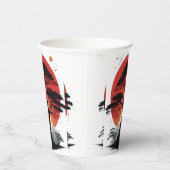 African Sunset Tree 紙コップ (右)