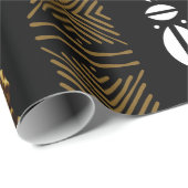 African Tribal Animal Print Wrapping Paper ラッピングペーパー (ロールコーナー)