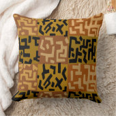 AFRICAN TRIBAL BAKUBA クッション (ブランケット)