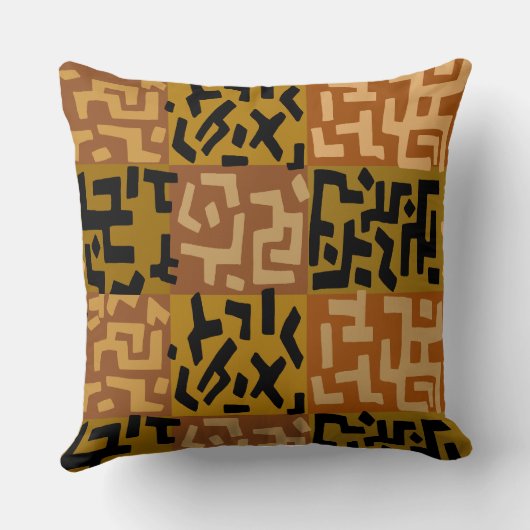 AFRICAN TRIBAL BAKUBA クッション (裏面)