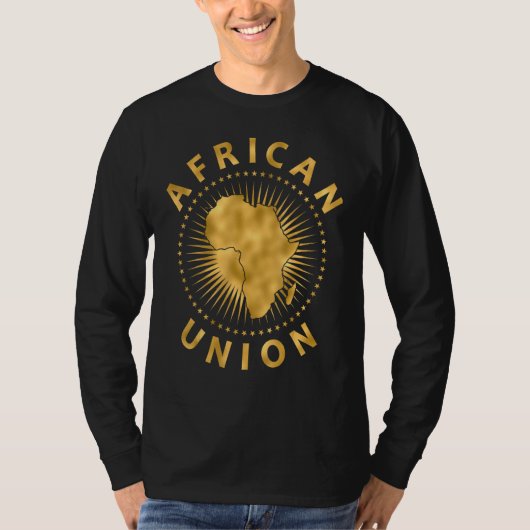 African Union Flag Africa Golden Anniversary Tシャツ (正面)