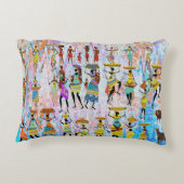 African Village アクセントクッション (裏面)