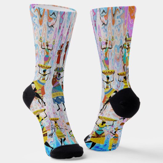 African Village ソックス (傾斜あり)