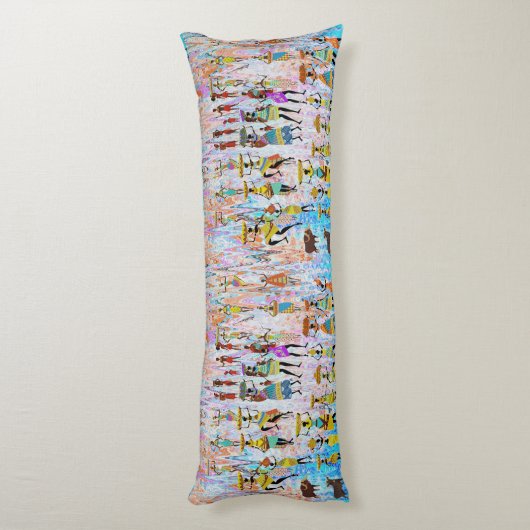 African Village ボディピロー (裏面 (縦))