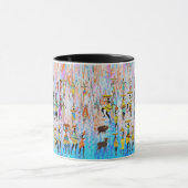 African Village マグカップ (中央)