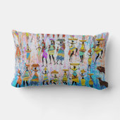 African Village ランバークッション (裏面)