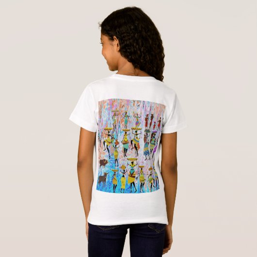 African Village Tシャツ (裏面フル)