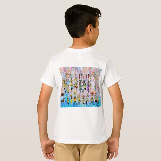 African Village Tシャツ (裏面フル)